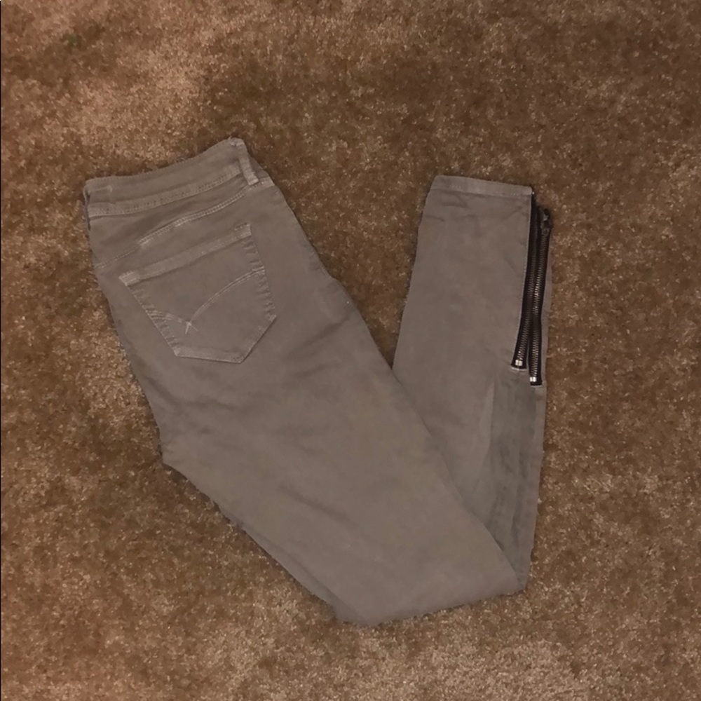 PacSun olive skinny jeans